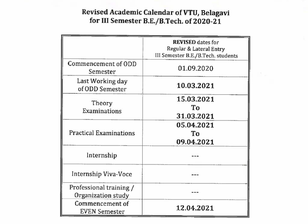 VTU Exams Postponed