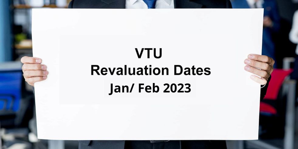 VTU Revaluation Dates 2023 Updated