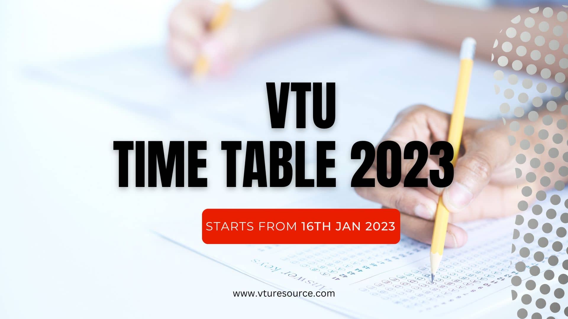 vtu phd time table