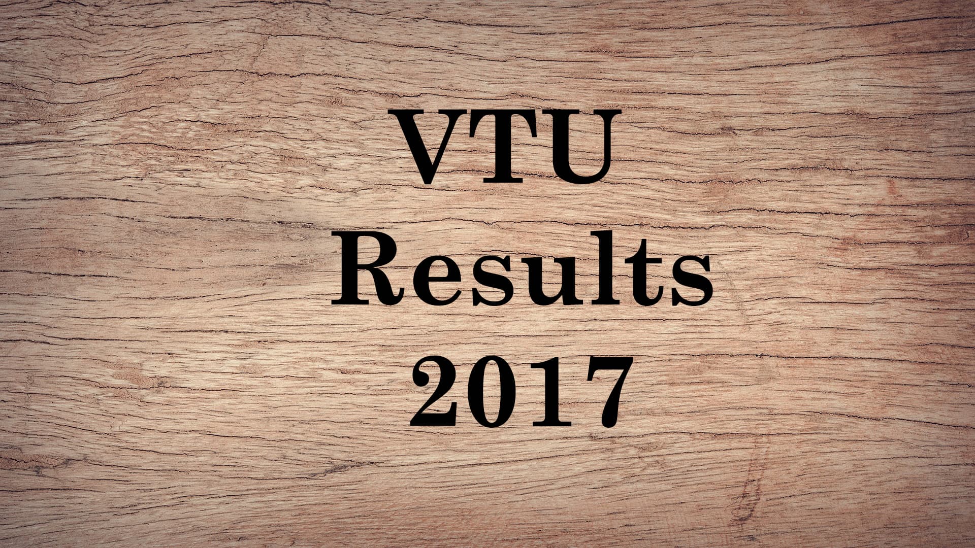 vtu phd course work results 2017